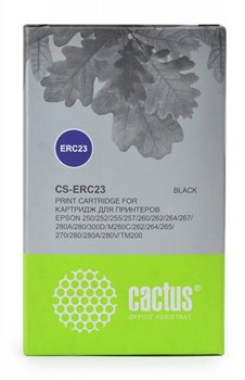 Матричный картридж Cactus CS-ERC23 (C43S015362) чёрный для Epson ERC 23 - фото 4655
