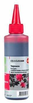 Чернила Cactus CS-I-CLI526M пурпурный для Canon PIXMA iP4850, MG5250, MG5150, iX6550 (100 мл) - фото 6424