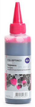Чернила Cactus CS-I-EPT0823 пурпурный для Epson Stylus Photo R270, 290, RX590 (100 мл) - фото 6448