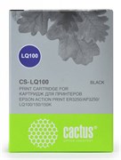 Матричный картридж Cactus CS-LQ100 черный для Epson LQ-100, AP-3250