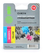 Струйный картридж Cactus CS-BCI16 (BCI-16) цветной для Canon Pixma iP90, iP90v, Mini 220; Canon Selphy DS700, DS810 (6,3 мл)
