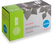 Лазерный картридж Cactus CS-CE253A (HP 504A) пурпурный для принтеров HP  Color LaserJet CM3530, CM3530fs MFP, CP3520, CP3525, CP3525dn, CP3525n, CP3525x (7'000 стр.)