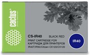 Картридж ленточный Cactus CS-IR40 черный, красный для Citizen IR40T, IR50, CX123, CX120